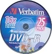 Verbatim DVD-R 4X 4,7GB Scratch Resistant Surface 25er Spindel DVD-Rohlinge