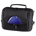 DURAGADGET 2 IN 1 Car Headset mount Holder and storage bag for Portable DVD players LG DP Range