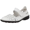 Rieker Blanche 49855-80, Damen Ballerinas, (weiss 80)