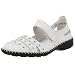 Rieker Blanche 49855-80, Damen Ballerinas, (weiss 80)