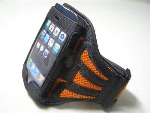 A039 Armband Pouch Case orange for apple iphone