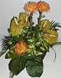 24" Protea and Anthurium Arrangement