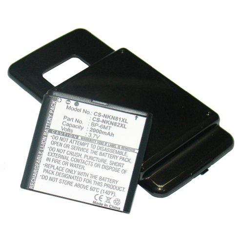 Bluetrade Akku Li-ion 2000 mah  f&uuml;r N81               Extended with back cover Preisvergleich