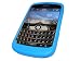 iGadgitz Blue Silicone Skin Case Cover for BlackBerry Bold 9000 + Screen Protector