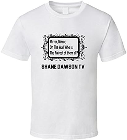 Shane Dawson TV is the Fairest Mirror, Mirron on the Wall Parody T shirt Medium