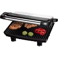 Clatronic KG 3159 Kontaktgrill 2000 Watt 24 x 29,5 cm, schwarz/inox