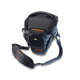 dSLR Zoom Holster for Nikon D3 / D700 / D300 / D90 / D80 / D60 / D40 X / D5000 Digital SLR Cameras - Includes Lens Cleaning Kit