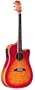 Alvarez FD60CSB Thin Cutaway Dreadnought Acoustic Guitar, Top Figured, Back and Side Quilted, Maple