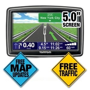 TomTom XXL 540TM 5-Inch Widescreen Portable GPS Navigator (Lifetime Traffic & Maps Edition)