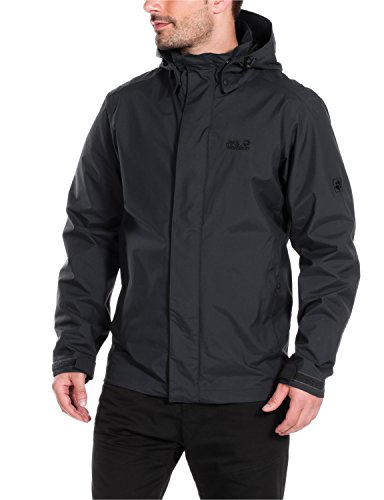 Jack Wolfskin Men s Highland Jacket, Black, Short Size Medium