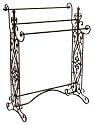 Tuscan Heritage Wrought Iron Quilt Rack