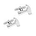 Hammer Cufflinks Silver Smooth Tools Wedding Cuff Links