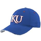 adidas Kansas Jayhawks Royal Blue Slope Flex Fit Hat