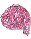Hannah Montana Girls Metallic Motorcycle Jacket