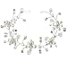 Bridal Hair Comb, Pearl Vine Wedding Headband 393