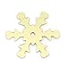 Rockin Beads Brand, 2500 Gold Snowflake Sequins for Sewing Card Making Scrapbooking Crafts 19mm