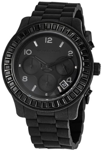 Michael Kors Quartz Black Round Dial Black Band - Women's Watch MK5395