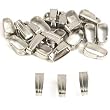 24 Bails White Plate Jewelry Necklace Chain Connectors