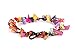 Mary Grace Design MGD, Colorful Dyed Shell Chip Anklet. Beautiful 26 Centimeters Handmade Stone Anklet Made from wax cord. Fashion Jewelry for Women, Teens and Girls., JB-0131A