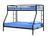 Dorel Home Products Twin-Over-Full Bunk Bed, Black