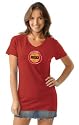 Houston Rockets Women's Hardwood Classics Tri Blend V Neck T-Shirt- by Alyssa Milano