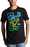 Quiksilver Young Men's Papa Bleeker Shortsleeve T-Shirt,Black,Medium
