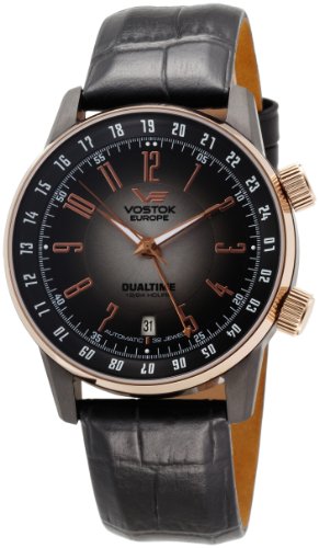 Vostok-Europe Men's 2426/5603061 Gaz-14 Limo Automatic Black Dial Watch