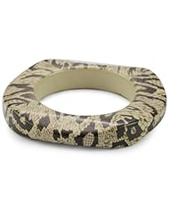 Kenneth Jay Lane Snake Print Bangle