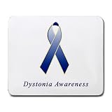 Dystonia Awareness Ribbon Mouse Pad