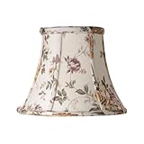 Laura Ashley SLL207 Austen 7-Inch Bell Clip Shade, Floral