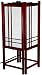 Best Simple Good Gifts 2011 Her Him - 18" Double Cross Japanese Electric Shoji Lantern - Black, Honey, Natural Pine, Rosewood