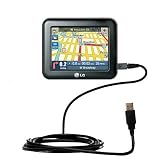 Classic Straight USB Cable for the LG LN855 with Power Hot Sync and Charge capabilities - Gomadic Brand w/ TipExchange Technology