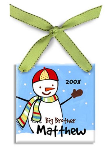 Big Brother Personalized Christmas Ornament Picture