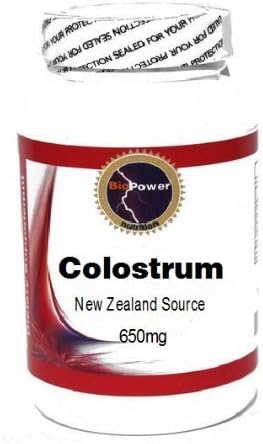 Colostrum New Zealand Source 650mg 180 Capsules # BioPower Nutrition by BioPower Nutrition