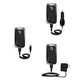 Deluxe Kit for the Sony Ericsson z610i includes a USB cable with Car and Wall Charger - Gomadic Brand w/ TipExchange Technology