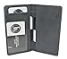 Basic Leather Checkbook Cover (Grey)
