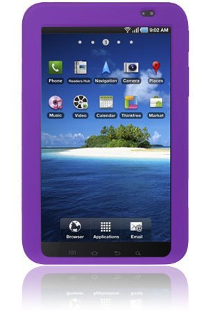 Premium Silicone Skin Case for Samsung P1000 Galaxy Tab / Purple Premium Silicone Skin Case for Samsung P1000 Galaxy Tab / Purple