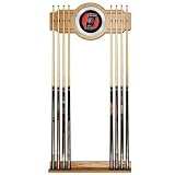 NBA Portland Trailblazers Billiard Cue Rack with Mirror
