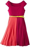 Bonnie Jean Girls 7-16 Fuchsia Colorblock Dress