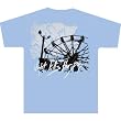 NIGHT KILLS THE DAY - Ferris Wheel - Blue T-shirt