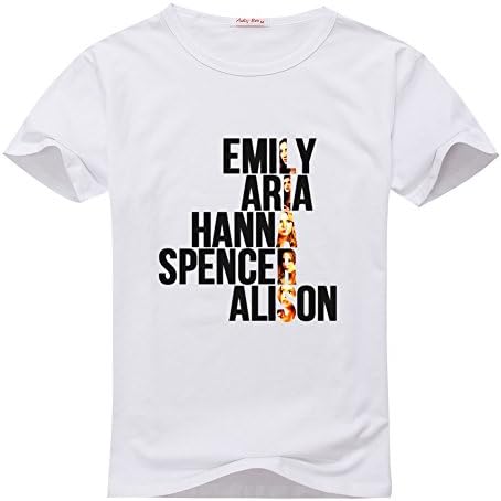 NeynStyle Womens Pretty Little Liars TV Show White T-shirts Size S