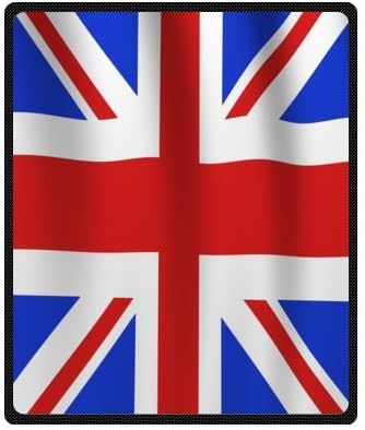 50 inches x 60 inches (Medium) Union Jack Flag Fleece Blanket