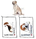 Labrador, Yellow Wipe Your Paws Towel