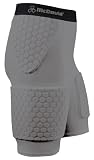  : McDavid Thudd Hexpad with Extended Thigh (Gray, Small)