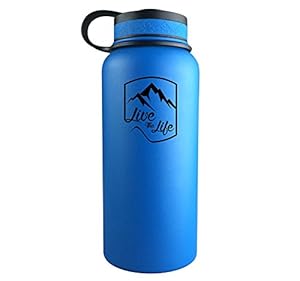 Stainless Steel Water Bottle - Wide Mouth Bottle - Insulated Water Bottle - Double Walled - Vacuum Insulated - Water Bottle 32 oz
