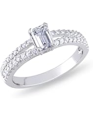 Platinum Diamond Fashion Ring (1 Cttw G-H, I2-I3 Clarity)