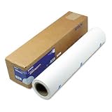 Epson® Textured Fine Art Paper, 24w, 50`l, White, Roll