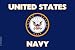 Navy Large Mailbox Flag