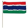 Gambia Flag 12 x 18 inch