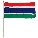 Gambia Flag 12 x 18 inch